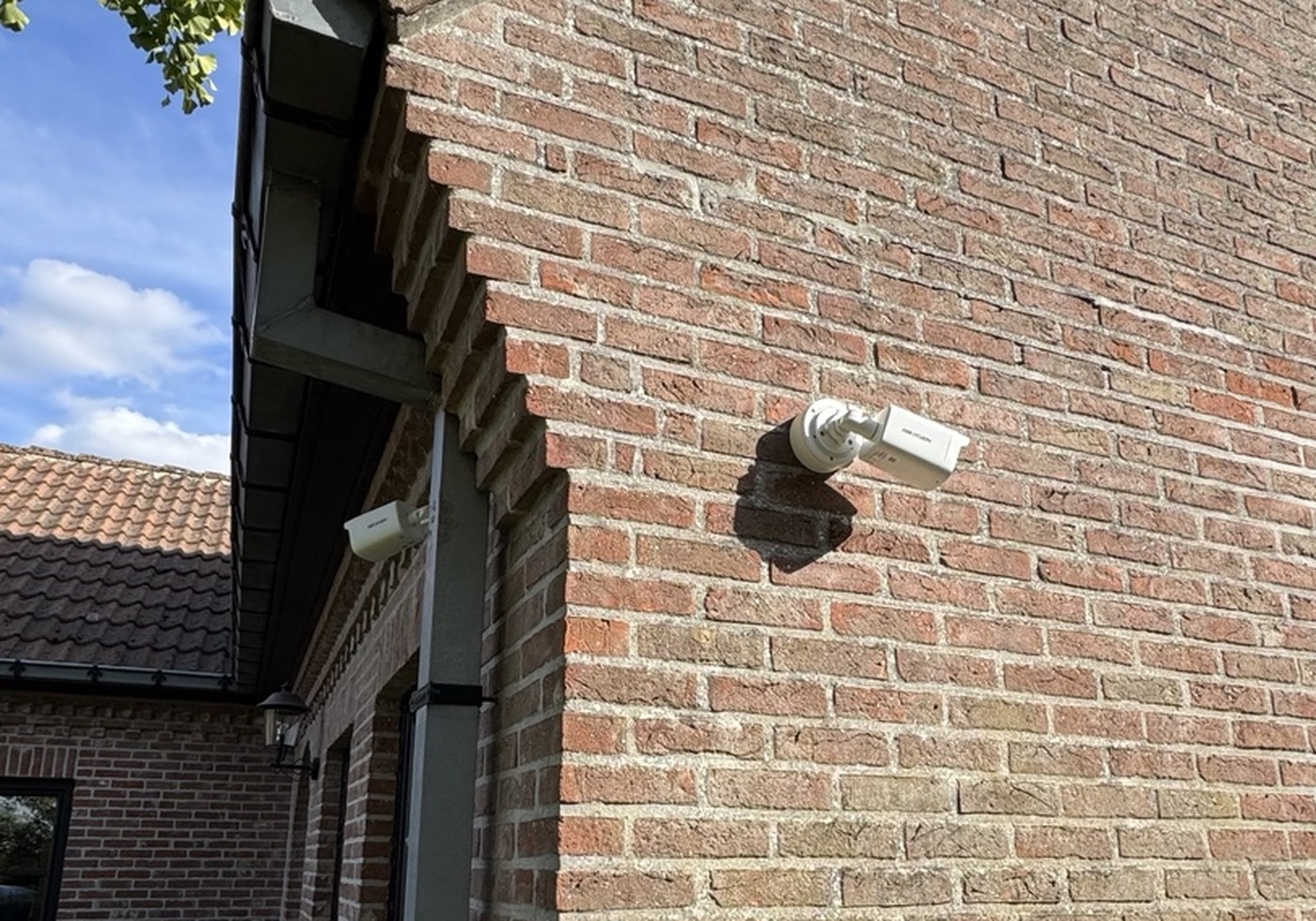Installation caméra Secure-Elec bien cadrée